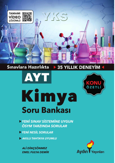 AYT Kimya Konu Özetli Soru Bankası Tamamı Video Çözümlü Aydın Yayınları Vivo Fotokopi Merkezi