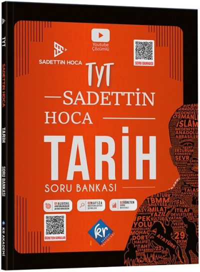 Sadettin Hoca TYT Tarih Soru Bankası KR Akademi Vivo Fotokopi Merkezi