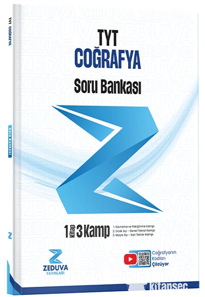 Coğrafyanın Kodları TYT Coğrafya 1 Kitap 3 Kamp Soru Bankası Zeduva Yayınları Vivo Fotokopi Merkezi