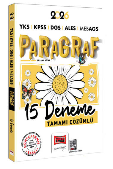 2026 YKS KPSS DGS ALES MEB-AGS Papatya Serisi Paragraf Tamamı Çözümlü 15 Deneme Yargı Yayınları Vivo Fotokopi Merkezi