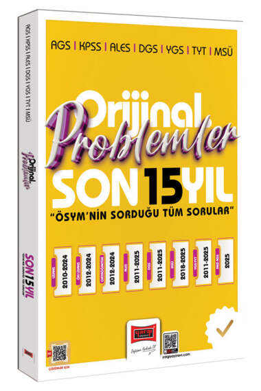 2026 KPSS AGS ALES DGS YGS TYT MSÜ Orijinal Problemler Son 15 Yıl Çıkmış Sorular Yargı Yayınları Vivo Fotokopi Merkezi