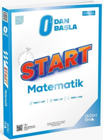 0' dan (Sıfırdan) Başla Start Matematik Şenol Hoca Üç Dört Beş Yayınları Vivo Fotokopi Merkezi