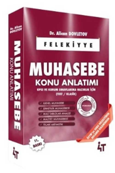 KPSS A Grubu Muhasebe Felekiyye Konu Anlatımı 11. Baskı 4T Yayınları Vivo Fotokopi Merkezi