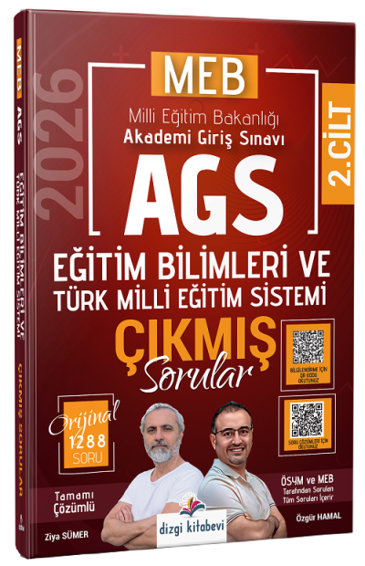 2026 MEB-AGS Eğitim Bilimleri ve Türk Milli Eğitim Sistemi Çıkmış Sorular Çözümlü Dizgi Kitap Vivo Fotokopi Merkezi