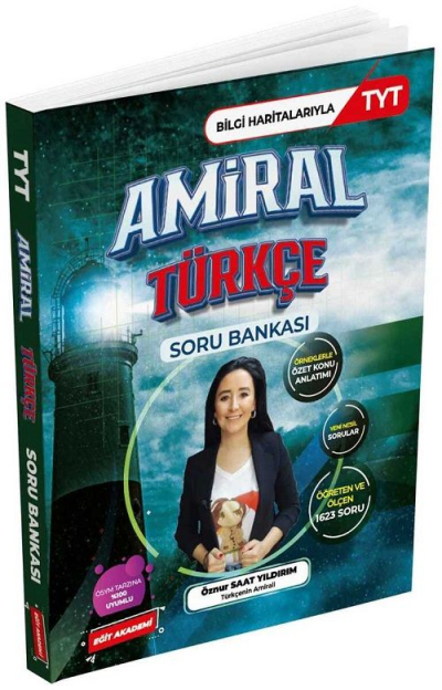 TYT Amiral Bilgi Haritalarıyla Türkçe Soru Bankası Mehmet Eğit Vivo Fotokopi Merkezi