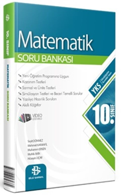 10. Sınıf Matematik Soru Bankası Video Çözümlü Bilgi Sarmal Yayınları Vivo Fotokopi Merkezi