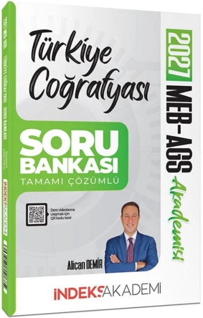 MEB-AGS Akademisi Türkiye Coğrafyası Soru Bankası Çözümlü İndeks Akademi Yayıncılık Vivo Fotokopi Merkezi