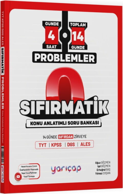 Problemler Sıfırmatik Konu Anlatımı Soru Bankası YarıÇap Yayınları Vivo Fotokopi Merkezi