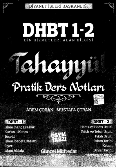 TAHAYYÜL PRATİK DERS NOTLARI DHBT 1-2 Vivo Fotokopi Merkezi