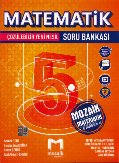 5. Sınıf Matematik Soru Bankası Mozaik Yayınları