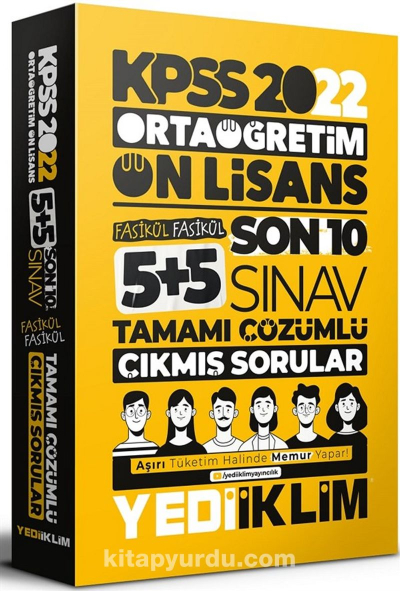 KPSS Ortaöğretim Lise Ön Lisans GYGK Son 10 Sınav Çıkmış Sorular Çözümlü Vivo Fotokopi Merkezi