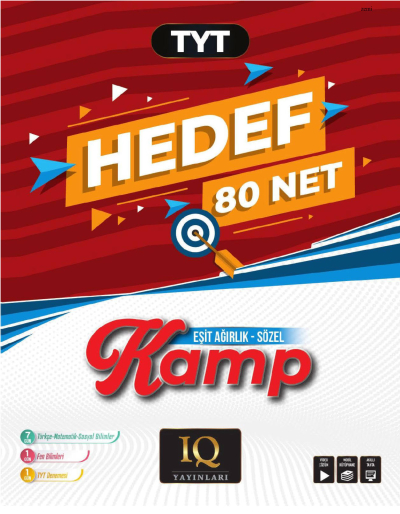 TYT Hedef 80 Eşit Ağırlık Sözel Kamp IQ Yayınları Vivo Fotokopi Merkezi