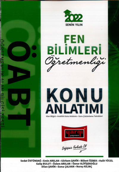 FEN BİLİMLERİ ÖĞRETMENLİĞİ KONU ANLATIMI