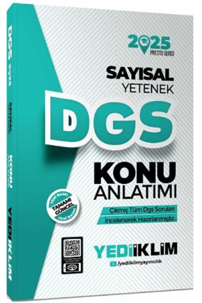 2025 DGS Sayısal Yetenek Konu Anlatımı Yediiklim Yayınları Vivo Fotokopi Merkezi