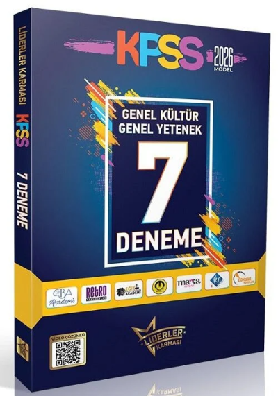 KPSS Genel Kültür Genel Yetenek 7 Deneme Liderler Karması Vivo Fotokopi Merkezi