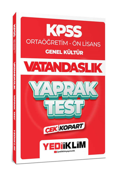 Ortaöğretim Ön Lisans Genel Kültür Vatandaşlık Çek Kopart Yaprak Test Vivo Fotokopi Merkezi