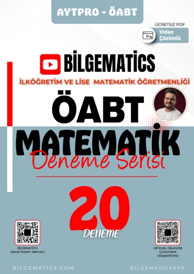 ÖABT Matematik Deneme Serisi 20 Deneme Bilgematics Hüseyin Hoca Vivo Fotokopi Merkezi