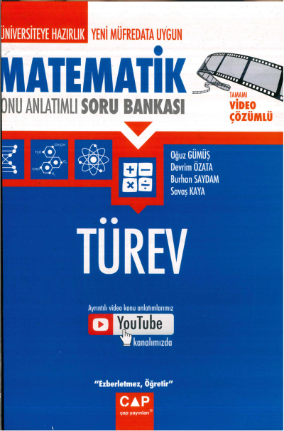 MATEMATİK TÜREV KONU ANLATIMLI SORU BANKASI