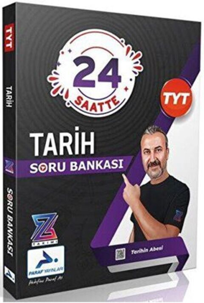TYT Tarih 24 Saatte Soru Bankası PRF Paraf Yayınları Vivo Fotokopi Merkezi