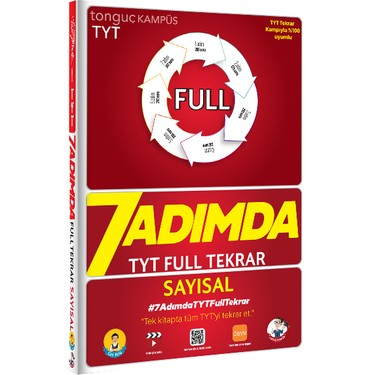 TYT Sayısal 7 Adımda Full Tekrar Soru Bankası Vivo Fotokopi Merkezi