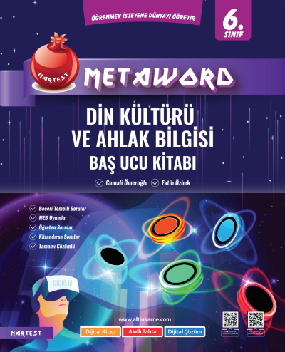 6. Sınıf Metaword Din Kültürü Ve Ahlak Bilgisi Nartest Yayınları Vivo Fotokopi Merkezi