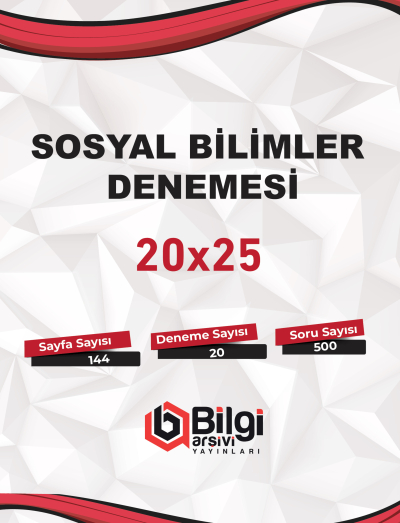 TYT Sosyal Bilimler Denemesi 20x25 Bilgi Arşivi