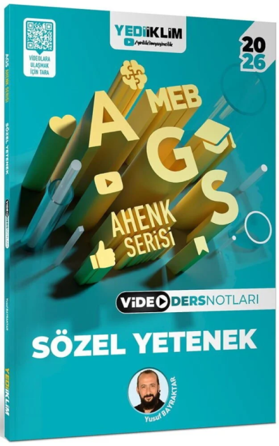 2026 MEB-AGS Sözel Yetenek Video Ders Notları Ahenk Serisi Yusuf Bayraktar Yediiklim Yayınları Vivo Fotokopi Merkezi