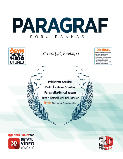 3D Paragraf Soru Bankası Vivo Fotokopi Merkezi