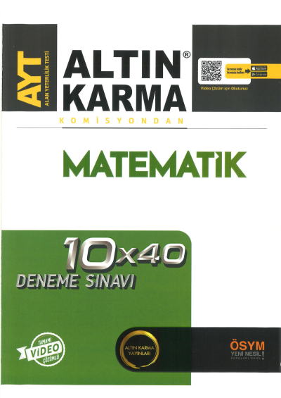AYT Matematik 10x40 Deneme Sınavı