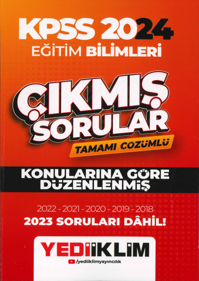 2018-2023 ÇIKMIŞ SORULAR TAMAMI ÇÖZÜMLÜ (KONULARINA GÖRE DÜZENLENMİŞ) Vivo Fotokopi Merkezi