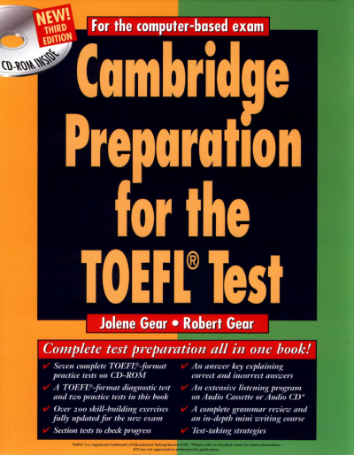 CAMBRIDGE PREPARATION FOR THE TOEFL TEST Vivo Fotokopi Merkezi