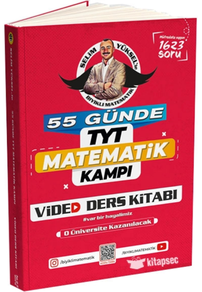 55 Günde TYT Matematik Kampı Video Ders Kitabı Bıyıklı Matematik Vivo Fotokopi Merkezi