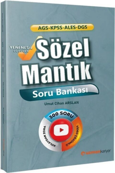 KPSS MEB AGS ALES DGS Sözel Mantık Soru Bankası Uzman Kariyer Vivo Fotokopi Merkezi