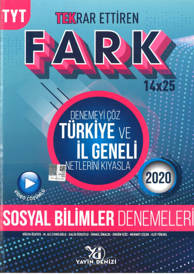 TYT Sosyal Bilimler Fark Tekrar Ettiren 14 x 25 Denemesi