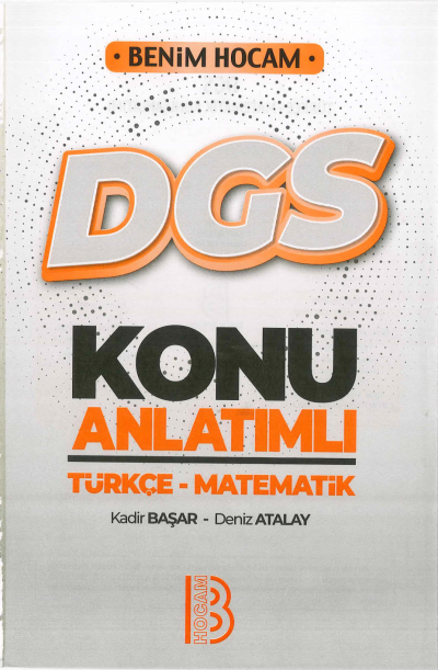 DGS KONU ANLATIMI TÜRKÇE-MATEMATİK Vivo Fotokopi Merkezi