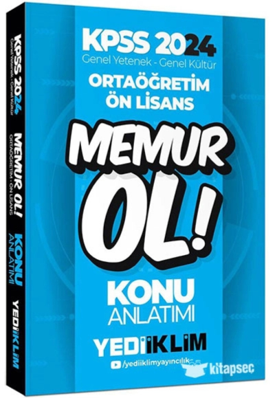 MEMUR OL KONU ANLATIMI (5 DERS TEK KİTAP) Vivo Fotokopi Merkezi