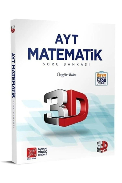 AYT 3D Matematik Tamamı Video Çözümlü Soru Bankası Vivo Fotokopi Merkezi