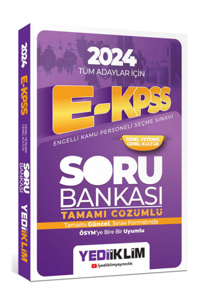 E-KPSS TÜM DERSLER SORU BANKASI TAMAMI ÇÖZÜMLÜ Vivo Fotokopi Merkezi