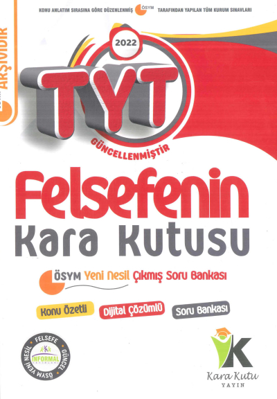 TYT FELSEFENİN KARA KUTUSU SORU BANKASI Vivo Fotokopi Merkezi