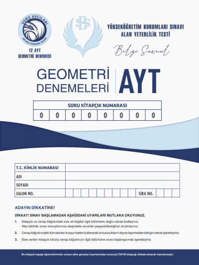 AYT GEOMETRİ DENEMELERİ 12*14 Vivo Fotokopi Merkezi