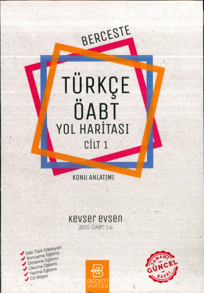 BERCESTE TÜRKÇE ÖABT YOL HARİTASI CİLT 1 Vivo Fotokopi Merkezi