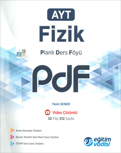 AYT Fizik Planlı Ders Föyü PDF Eğitim Vadisi Yayınları Vivo Fotokopi Merkezi