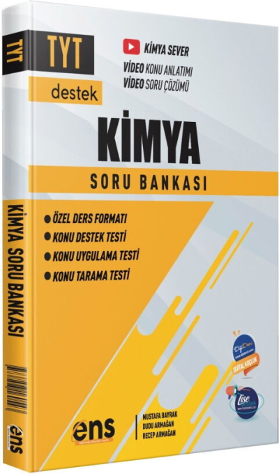 TYT Kimya Destek Soru Bankası ENS Yayıncılık Vivo Fotokopi Merkezi
