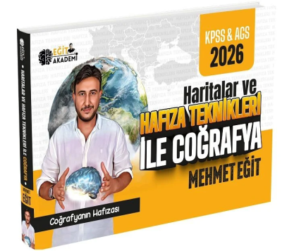 2026 MEB AGS KPSS Mehmet Eğit Haritalar ve Hafıza Teknikleriyle Coğrafya Eğit Akademi Vivo Fotokopi Merkezi