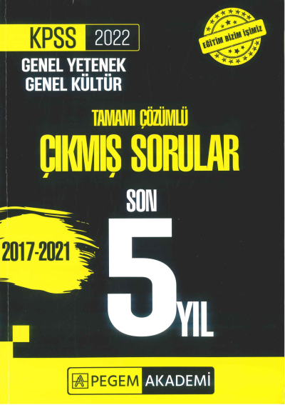 GK GY 5 YIL ÇÖZÜMLÜ ÇIKMIŞ SORULAR 2017-2021 Vivo Fotokopi Merkezi