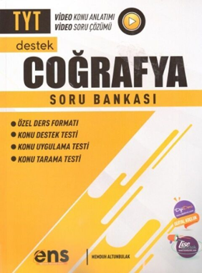 TYT Coğrafya Destek Soru Bankası ENS Yayıncılık