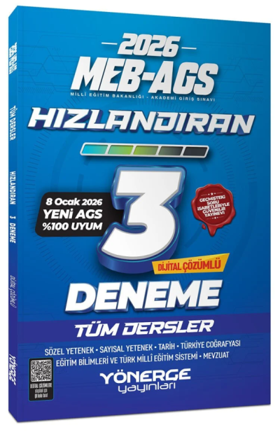 2026 MEB-AGS Tüm Dersler Hızlandıran 3 Deneme Çözümlü Yönerge Yayınları Vivo Fotokopi Merkezi