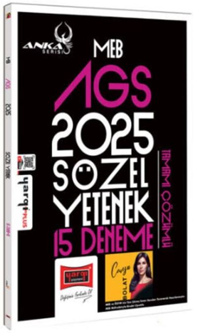 2025 MEB AGS Anka Serisi Sözel Yetenek Tamamı Çözümlü 15 Deneme Yargı Yayınları