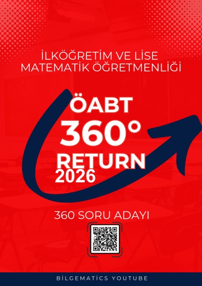 BilgeMatics Hüseyin Hoca ÖABT Matematik 360 Return 360 Soru Adayı