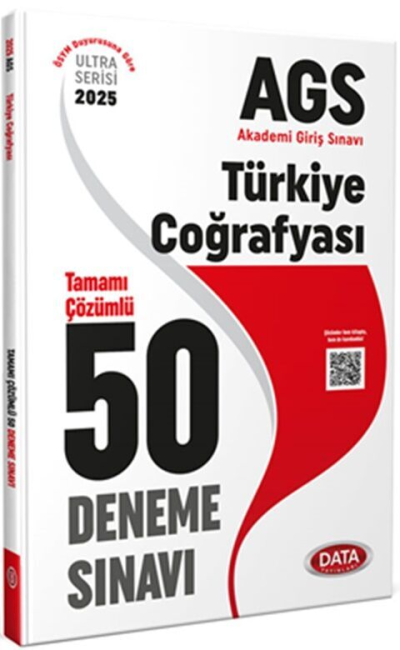 2025 AGS Türkiye Coğrafyası Tamamı Çözümlü 50 Deneme Sınavı Data Yayınları Vivo Fotokopi Merkezi